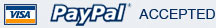 Paypal and Visa accepted